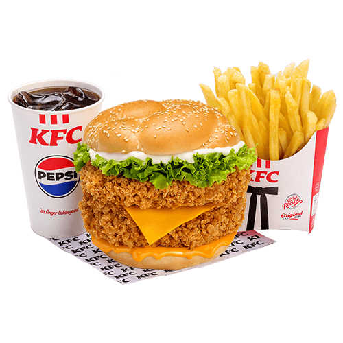 Mighty Zinger Burger Combo